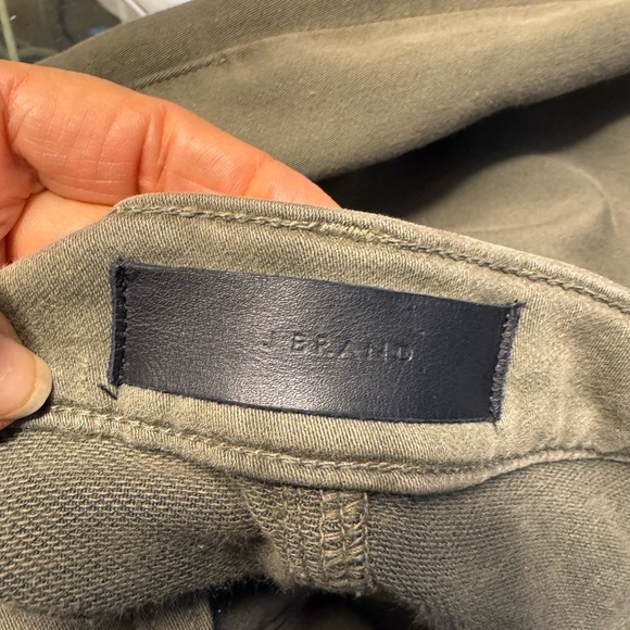 Green khaki J Brand Kane Straight leg pants - Picture 7 of 9